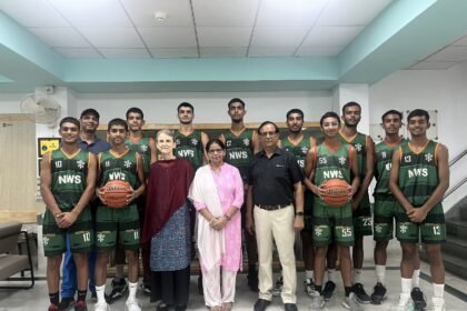 Nehru World School's basketball team will represent India in international competition
