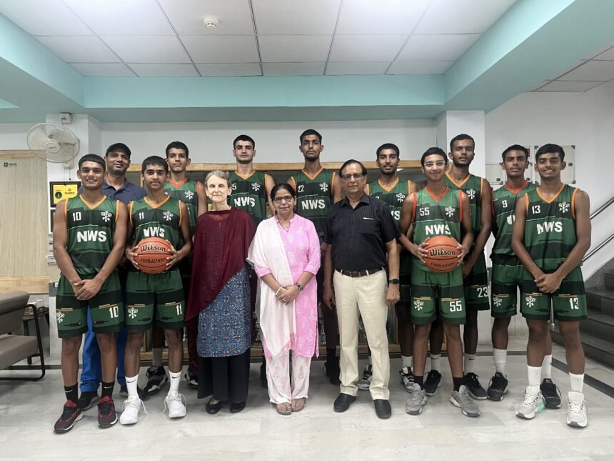 Nehru World School's basketball team will represent India in international competition