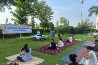 Saraswati College became associated with Yoga