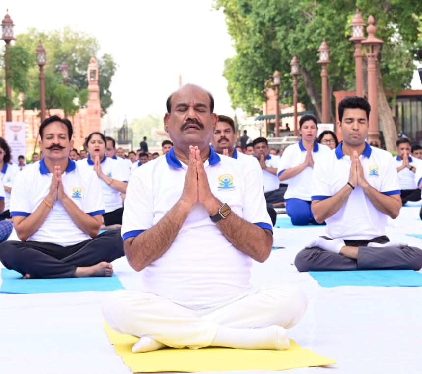 संसद से लाल किला तक दिया स्वास्थ्य