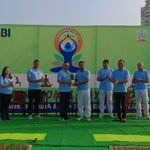 SBI and CISF jointly celebrated Yoga Day