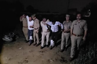 Two cow smugglers caught after being shot. Image credit to police