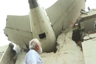 Ahmedabad plane crash IMAGE CREDIT TO PM