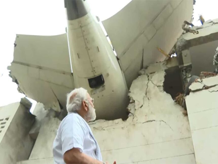 Ahmedabad plane crash IMAGE CREDIT TO PM