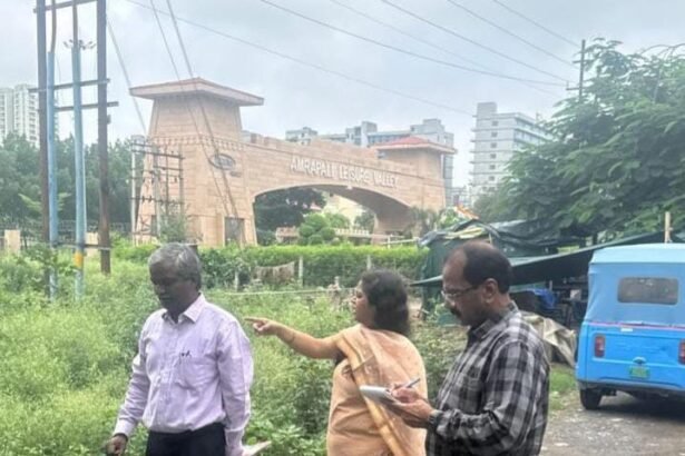 Action decided on green belt encroachment in Sector-3 and Patwari IMAGE CREDIT TO GNIDA