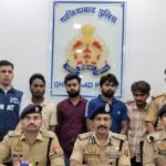 Loot in Indirapuram Solved by Police, 6 Accused Arrested, 2 Injured in Encounter IMAGE CREDIT TO GHAZIABAD POLICE.