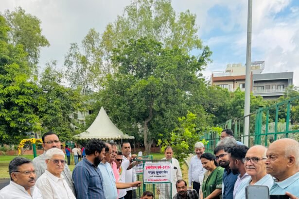 Greater Noida Authority and Citizens Plant Hundreds of Trees IMAGE CREDIT TO GNIDA