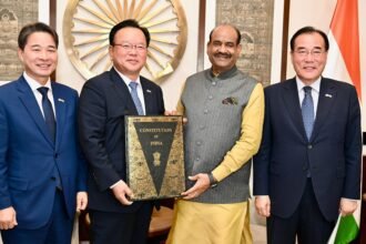 A New Chapter in India-Korea Democratic Partnership IMAGE CREDIT TO LOK SABHA