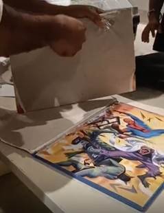 40 crore worth of cocaine was hidden inside comic book covers IMAGE CREDIT TO PIB