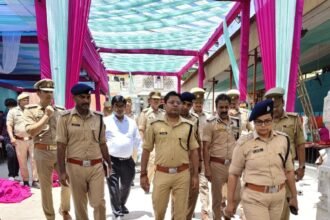 the police arrangements remained vigilant. IMAGE CREDIT TO POLICE