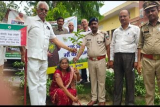 The second phase of the "One Tree in Mother's Name" campaign was completed at Chitragupt Ashram IMAGE CREDIT TO CHITRAGUPT ASRAM