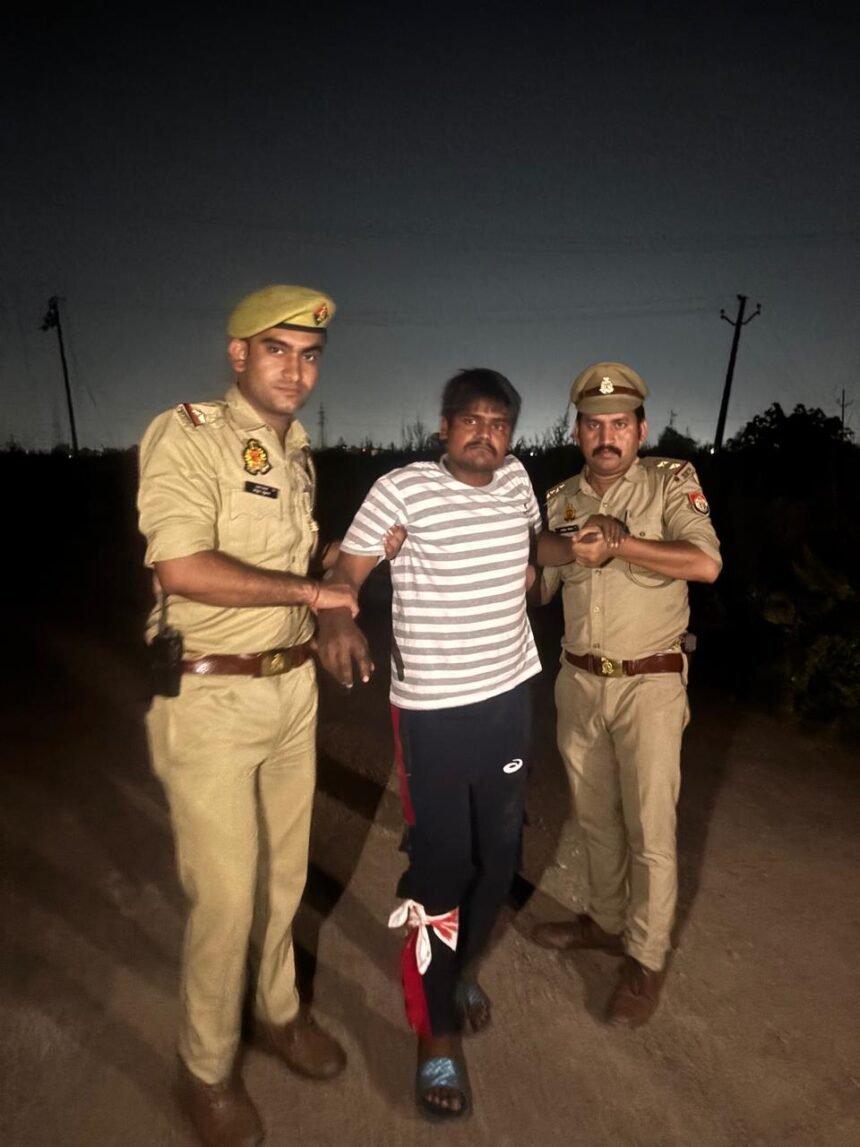 Operation Langda: Modinagar Police Arrested an Accused in an Encounter IMAGE CREDIT TO GHAZIABAD POLICE