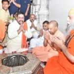 Uttar Pradesh Chief Minister Yogi Adityanath visited Shridudheswarnath Temple IMAGE CREDIT TO SUCHANA VIBHAG
