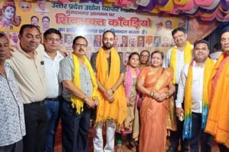 Dedicated Trade Association Organized a Camp During Shravan Seva in Muradnagar IMAGE CREDIT TO POLICE