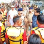 Commissioner and DIG Reach Brijghat IMAGE CREDIT TO POLICE