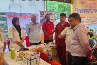 DM visits Shani Temple to closely review Kanwar arrangements IMAGE CREDIT TO INFORMATION DEPARTMENT