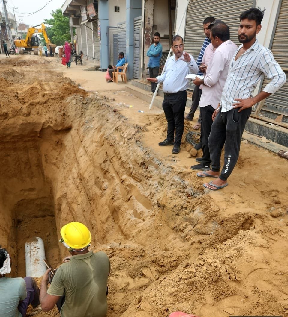 Four villages in Greater Noida will get relief from the sewer crisis IMAGE CREDIT TO GNIDA