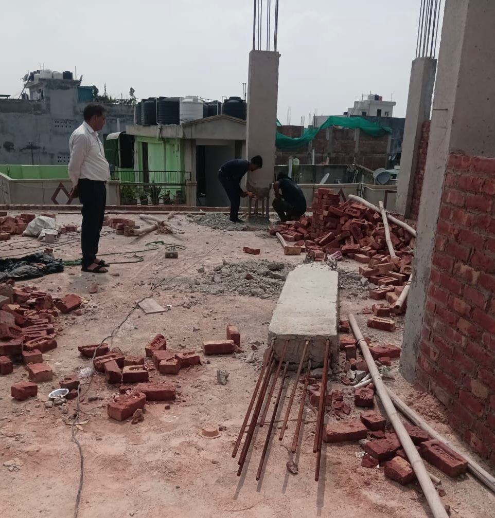 GDA takes major action against illegal floors in Shalimar Garden IMAGE CREDIT TO GDA