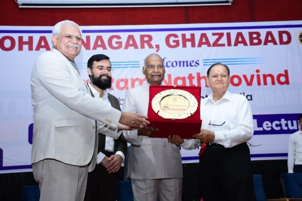 The first Shri Krishna Lal Chaddha Memorial Lecture was held at ITS Ghaziabad IMAGE CREDIT TO ITS