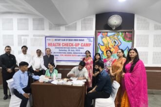 JKG International School Indirapuram held a health camp along with a PTM IMAGE CREDIT TO JKG