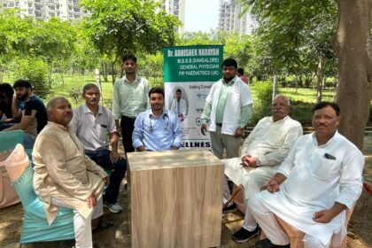 Greater Noida West's Eros Sampoornam Immersed in Shravan Devotion IMAGE CREDIT TO I.S. SOCIETY