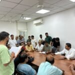 Residents of Gaur City Society in Sector-19 IMAGE CREDIT TO REPORTER