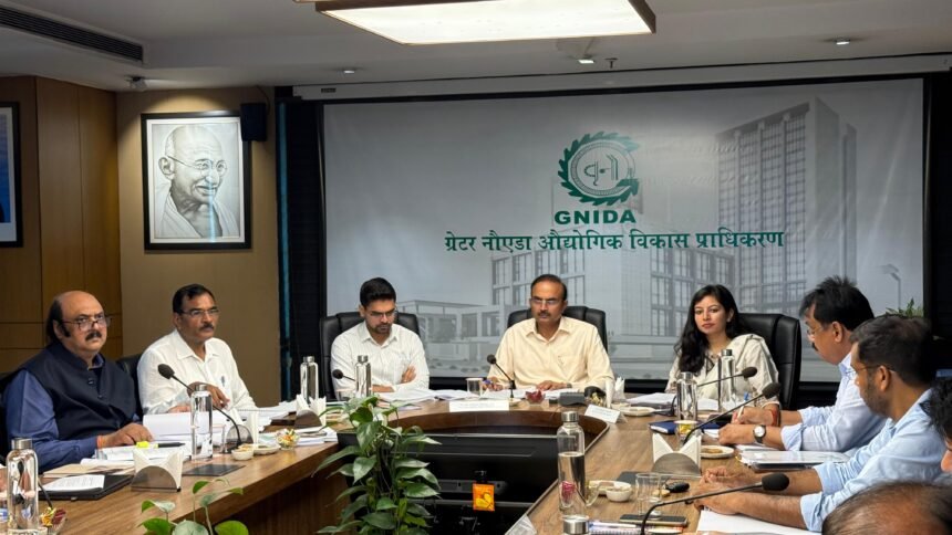 In the 140th board meeting of the Greater Noida Authority IMAGE CREDIT TO GNIDA