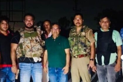 Encounter with a criminal wanted with a reward of fifty thousand in Hapur IMAGE CREDIT TO POLICE