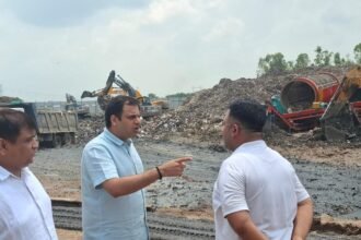 Waste Processing Unit Dhabbarsi IMAGE CREDIT TO NAGAR NIGAM