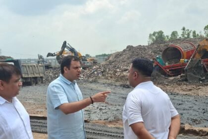 Waste Processing Unit Dhabbarsi IMAGE CREDIT TO NAGAR NIGAM