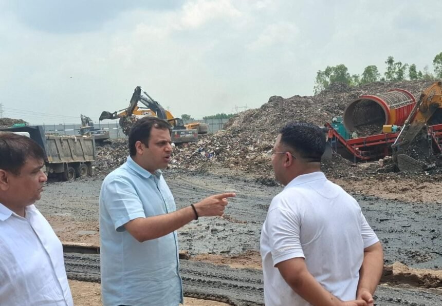 Waste Processing Unit Dhabbarsi IMAGE CREDIT TO NAGAR NIGAM