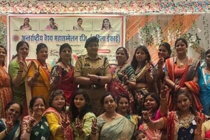 Women adorned in the colors of Hariyali Teej IMAGE CREDIT TO REPORTER