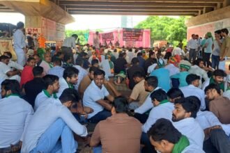 Farmers' Anger Erupts in Raunija Against Yamuna Authority Policies IMAGE CREDIT TO KISAN UNION