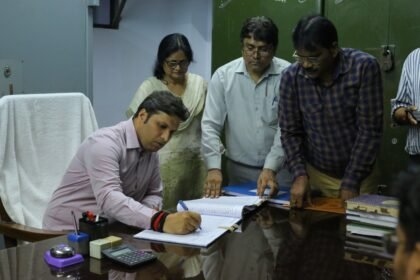New Ghaziabad DM Ravindra Kumar Mandar Takes Charge IMAGE CREDIT TO INFORMATION DEPARTMENT