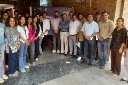 Chromatography techniques organized at Sharda University. IMAGE CREDIT TO SHARDA UNIVERSITY