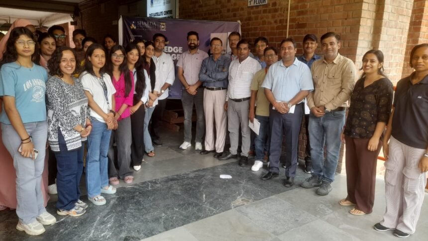 Chromatography techniques organized at Sharda University. IMAGE CREDIT TO SHARDA UNIVERSITY