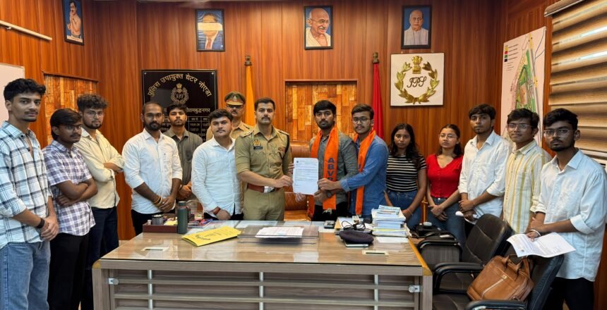 ABVP submits memorandum over BTech student Khushi’s suicide IMAGE CREDIT TO ABVP