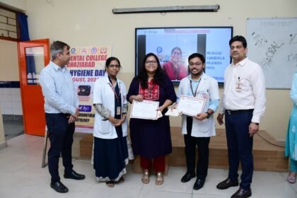 Oral Hygiene Day Celebrated with Awareness at ITS Dental College IMAGE CREDIT TO ITS