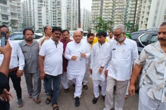 A massive gathering of Congress workers in Ghaziabad IMAGE CREDIT TO CONGRESS