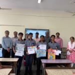the painting competition at Gautam Buddha Balak Inter College IMAGE CREDIT TO SCHOOL