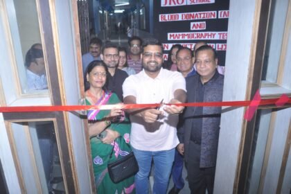 A blood donation camp and mammography screening program were organized at JKG International School. IMAGE CREDIT TO SCHOOL