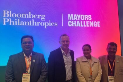 Ghaziabad Municipal Corporation also made its mark in Columbia by participating in the Bloomberg Philanthropies 2025 program IMAGE CREDIT TO NAGAR NIGAM
