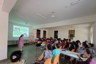 Awareness session on women’s safety held at CALCOM India IMAGE CREDIT TO SME GURUKUL FOUNDATION
