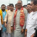 BJP workers and office bearers welcomed Deputy Chief Minister Brajesh Pathak IMAGE CREDIT TO BJP