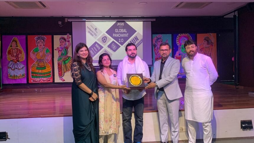‘Global Panchayat 2.0’ has become an example of innovation in education IMAGE CREDIT TO SCHOOL