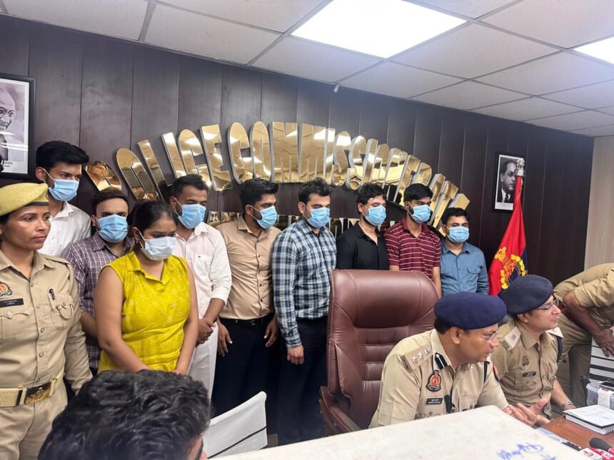 Major Loan Scam Uncovered in Noida IMAGE CREDIT TO POLICE