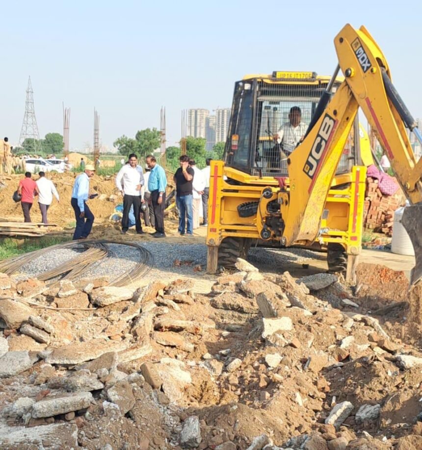 Greater Noida Authority Reclaims Land Worth ₹130 Crore IMAGE CREDIT TO GNIDA