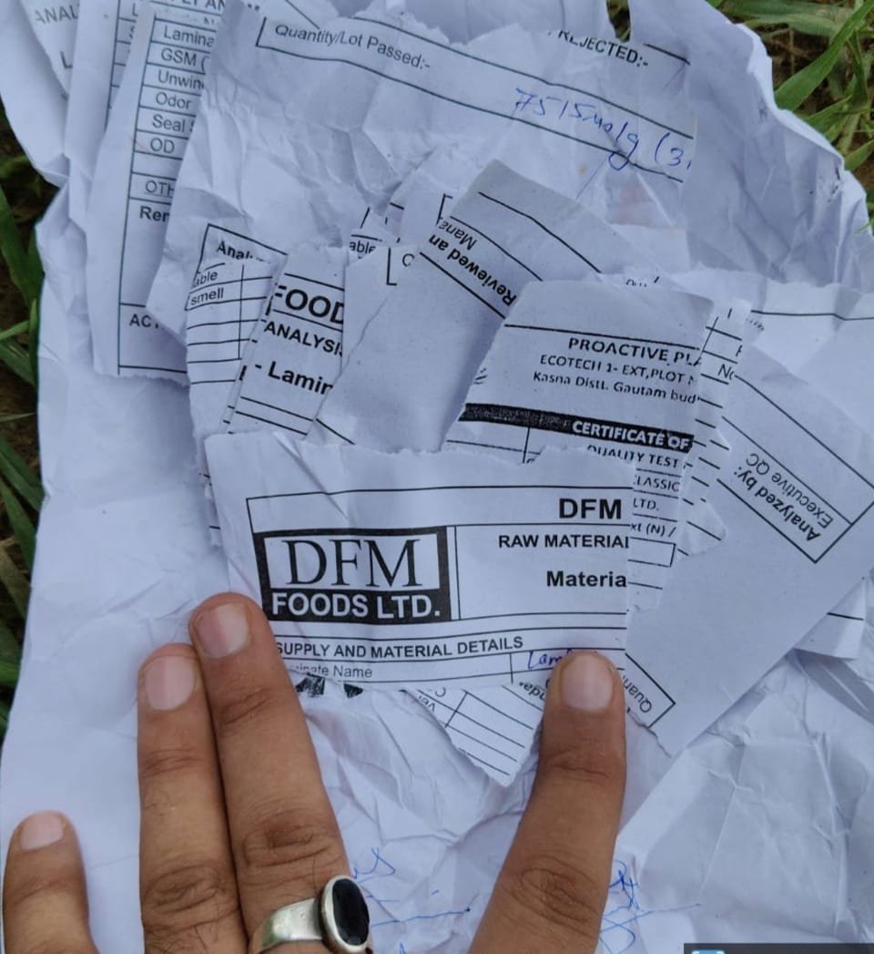 Greater Noida Authority Imposes Fine of ₹1.30 Lakh on the Person Responsible for Dumping IMAGE CREDIT TO GNIDA