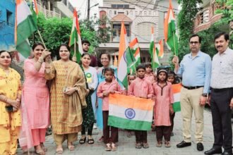 Shiva Pathshala Resonated with Tricolor Colors IMAGE CREDIT TO SCHOOL