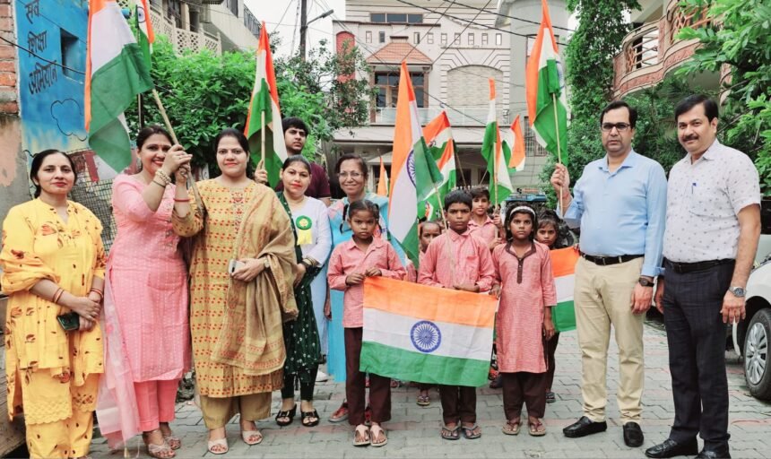 Shiva Pathshala Resonated with Tricolor Colors IMAGE CREDIT TO SCHOOL